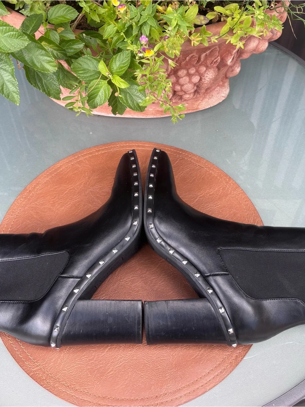 Charles by Charles David Vegan Studded Boots